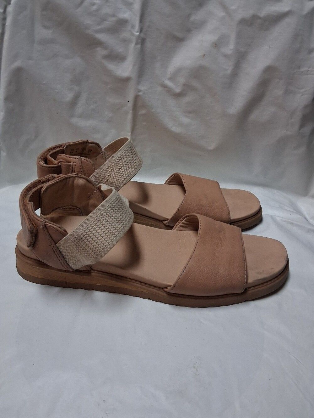 Dr. Scholl's Women’s Neutral Tan Strap Sandals Size 7M Preowned